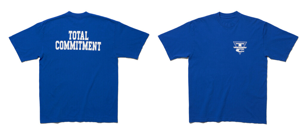 Creative direction &amp; design for <a href="https://rematchrematch.com/">Rematch</a>. 
Pictured: TOTAL COMMITMENT t-shirt - © Axel Pelletanche